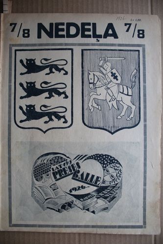 Nedēļa. 1926 g. Nr. 7/8.