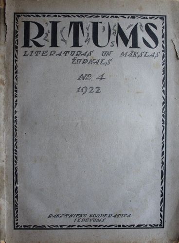 Ritums. 1922g. Nr. 4