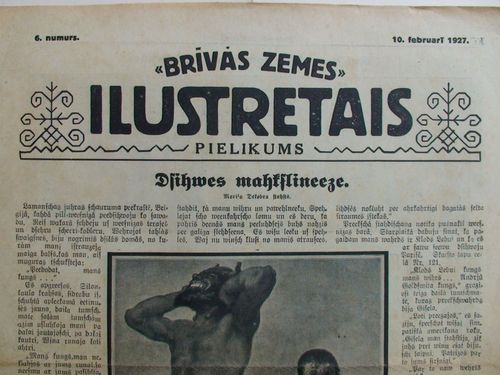 Brīvās Zemes Ilustretais Pielikums. 1927 g. Nr.6