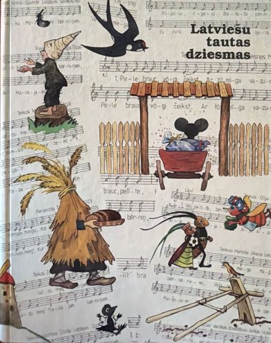 Zelta ciba ezerā. Latviešu tautas dziesmas