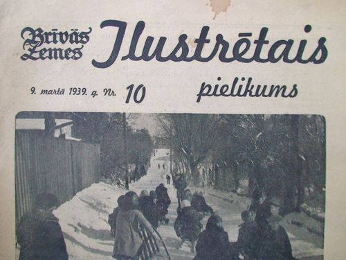 Brīvās Zemes Ilustrētais Pielikums. 1939 g. Nr.10