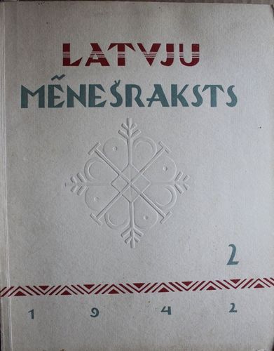 Latvju Mēnešraksts 1942  g. Nr. 2