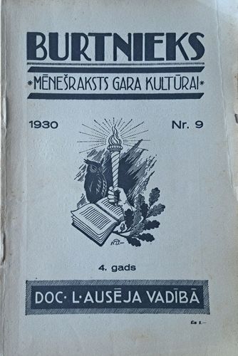 Burtnieks Nr. 9  1930