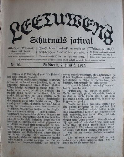 Lietuvēns. 1914 g. Nr.10