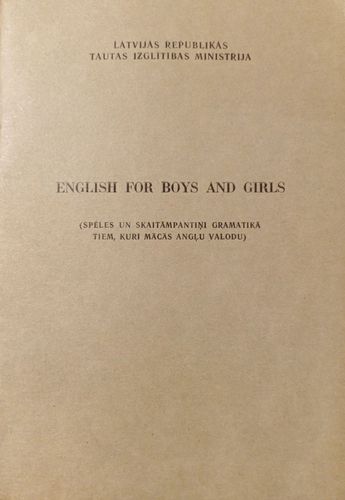 English for boys and girls 