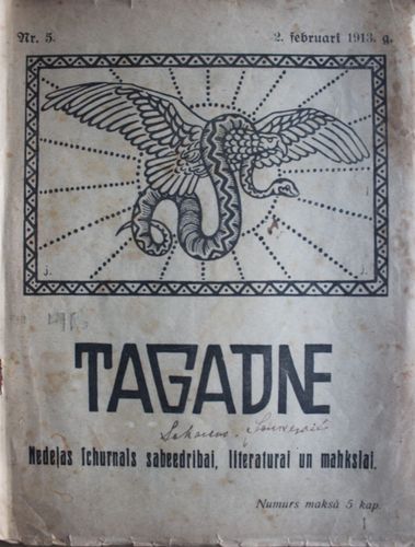 Tagadne. 1913 g. Nr.5