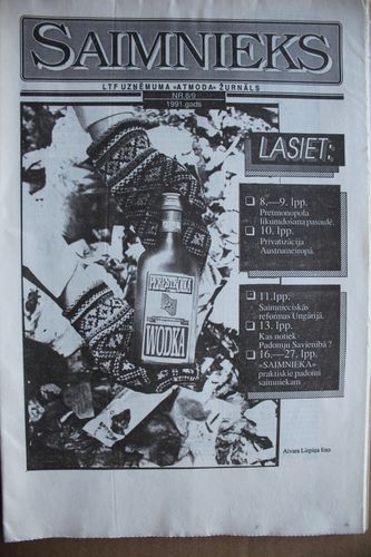 Saimnieks. 1991g. Nr.8/9.