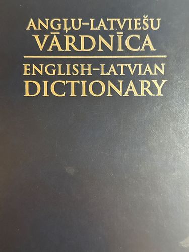 Angļu-latviešu vārdnīca bildēs