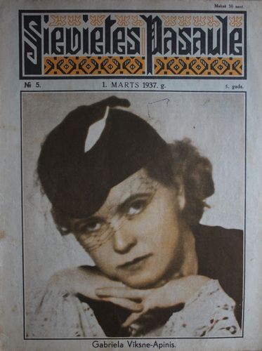 Sievietes Pasaule. 1937 g. Nr. 5