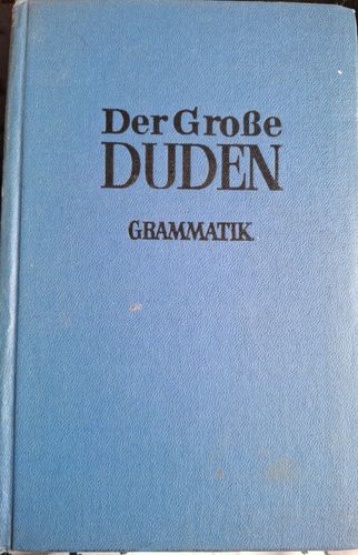 Duden. Grammatik der deutschen Gegenwartssprache