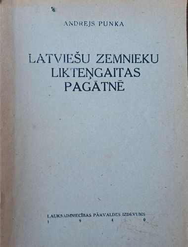Latviešu zemnieku likteņgaitas pagātnē