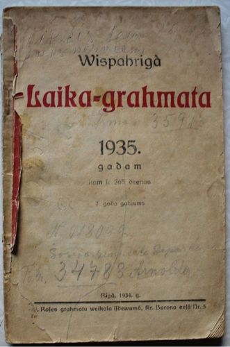 Vispārīgā Laika grāmata 1935. gadam