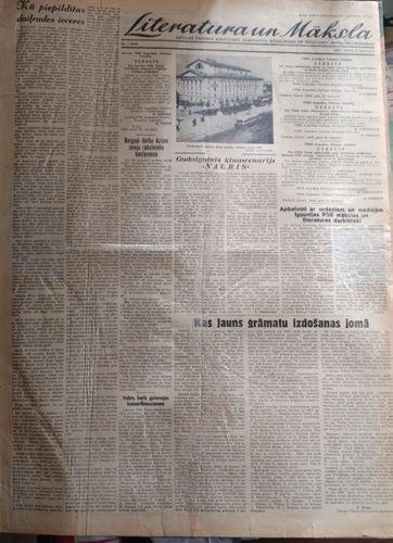 Literatūra un māksla 1957 gads Nr. 1-52