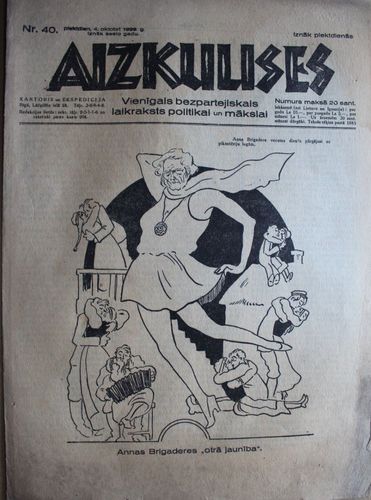 Aizkulises.  1929 g. Nr.40