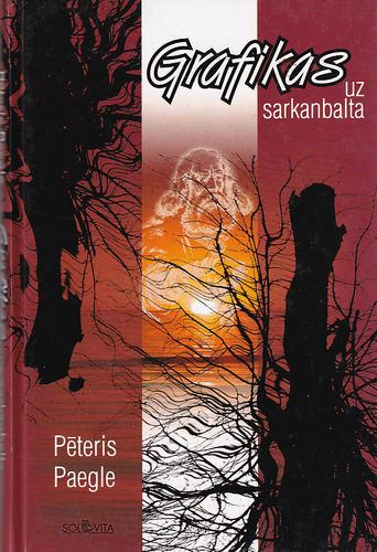 Grafikas uz sarkanbalta