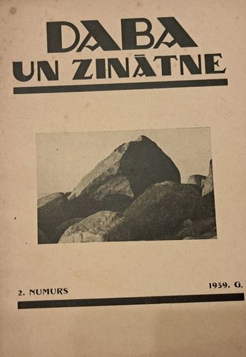Daba un Zinātne Nr. 2 1939