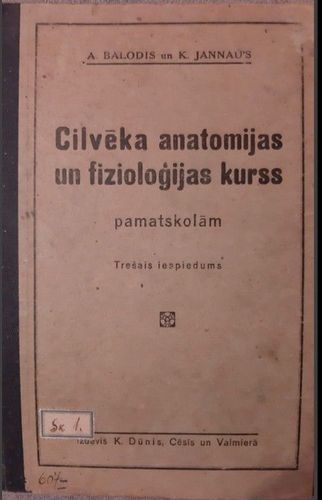 Cilvēka anatomijas un fizioloģijas kurss pamatskolām