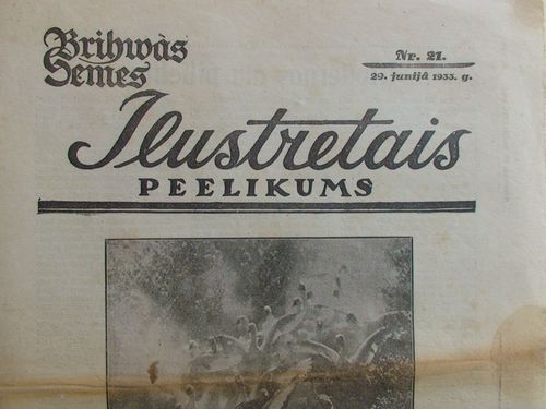 Brīwās Zemes Ilustretais Pielikums. 1933g. Nr.21