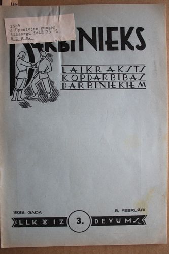 Darbinieks  1938g. Nr.3
