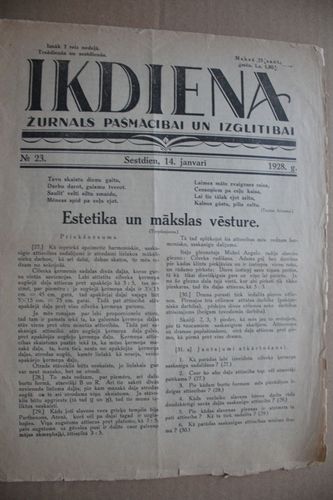 Ikdiena.  1927g. Nr. 23