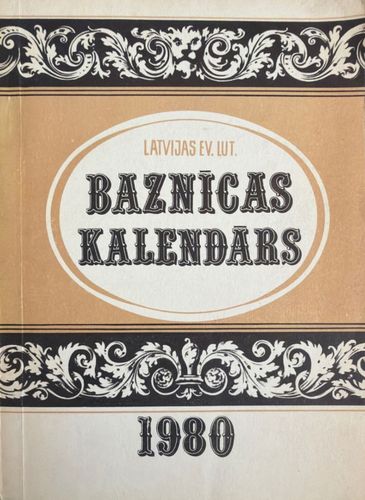 Latvijas evanģeliski luteriskās baznīcas kalendārs 1980