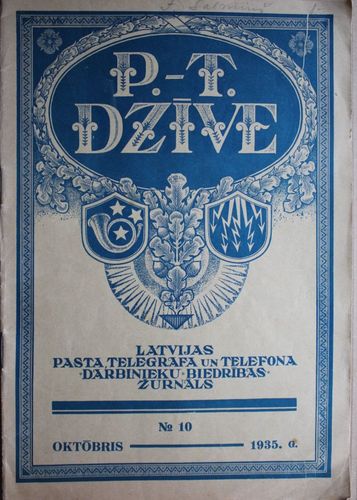 P-T Dzīve. 1935g. Nr. 10