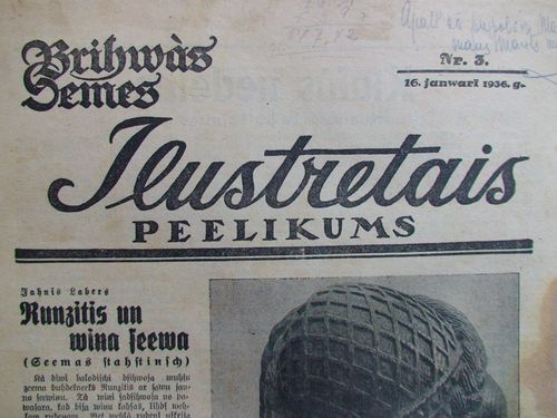 Brīwās Zemes Ilustretais Pielikums. 1936 g. Nr.3