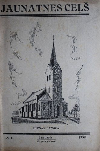 Jaunatnes Ceļš. 1939 g. Nr. 1
