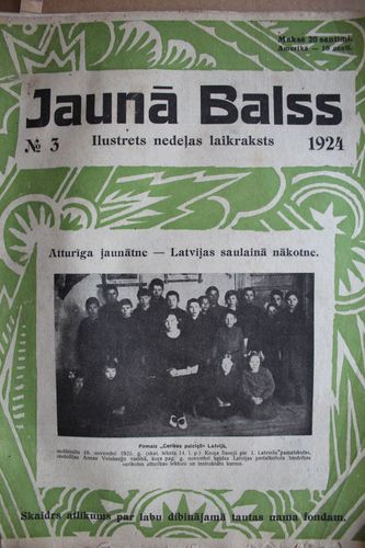 Jaunā Balss. 1924 g. Nr. 3