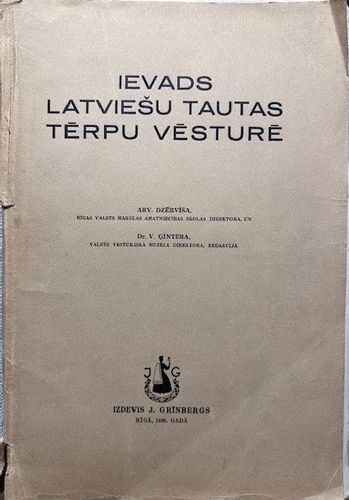 Ievads latviešu tautas tērpu vēsturē