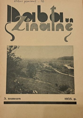 Daba un Zinātne Nr. 3 1935