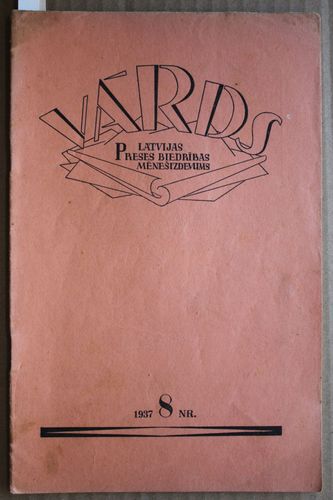 Vārds. 1937 g. Nr.8