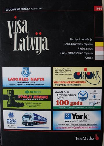Visa Latvija. Biznesa katalogs 1998