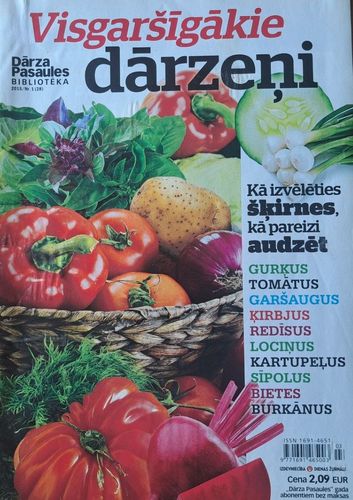 Dārza Pasaules bibliotēka Visgaršīgākie dārzeņi Nr. 1 2015