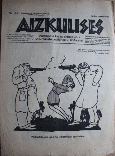 Aizkulises.  1929 g. Nr. 37