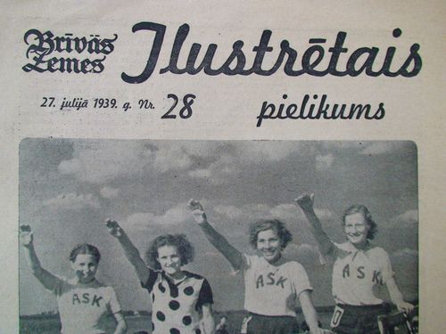 Brīvās Zemes Ilustrētais Pielikums. 1939 g. Nr.28