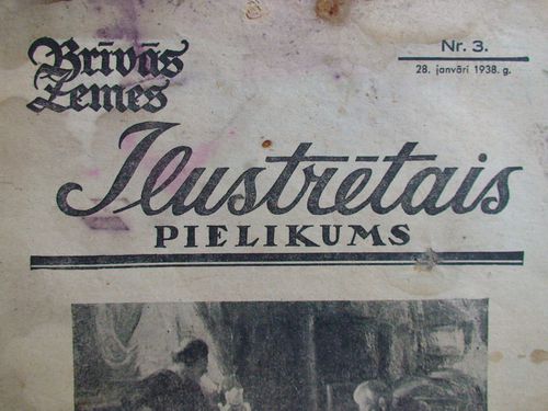 Brīvās Zemes Ilustrētais Pielikums. 1938 g. Nr.  3