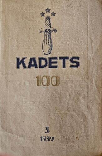 Kadets Nr.3.1939 .Militāri-sabiedrisks mēnešraksts.
