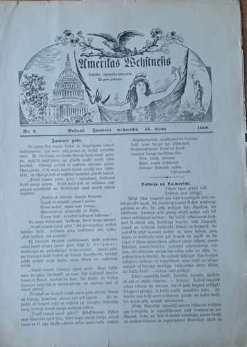 Amerikas vēstnesis Nr. 2 1919