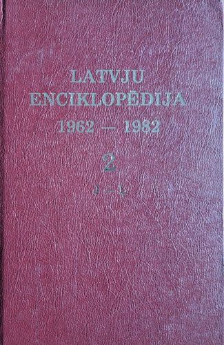 Latvju enciklopēdija 1962-1982 2. sējums Latvju enciklopēdija 1962-1982 2. sējums