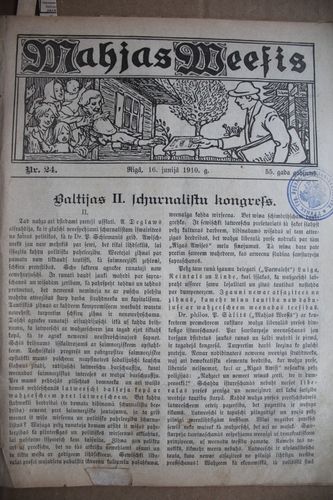 Mājas Wiesis. 1910g. Nr.24