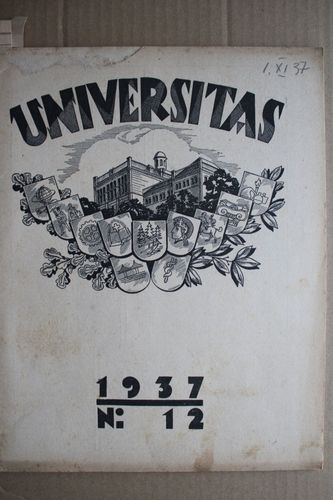 Universitas 1937g. Nr.12