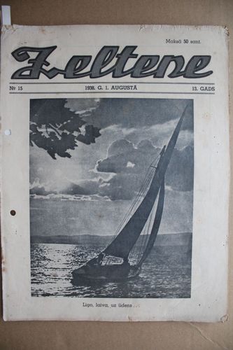 Zeltene. 1938  g. Nr.15