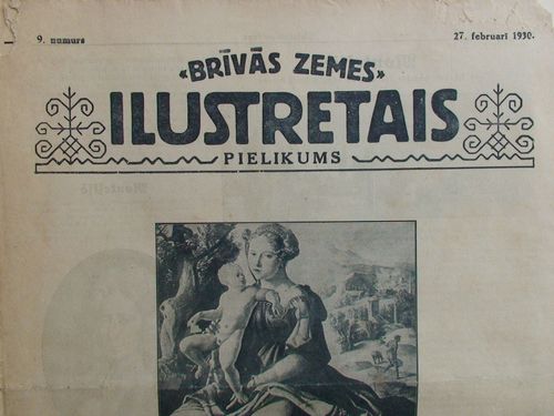 Brīvās Zemes Ilustretais Pielikums. 1930 g. Nr. 9