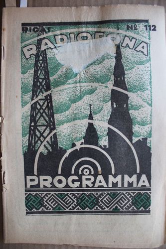 Rīgas Radiofona Programma. 1932 g. Nr. 112