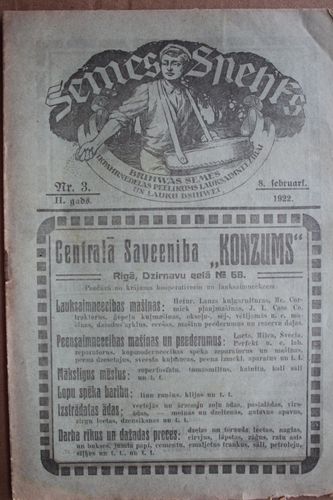 Zemes Spēks. 1922 g. Nr.3