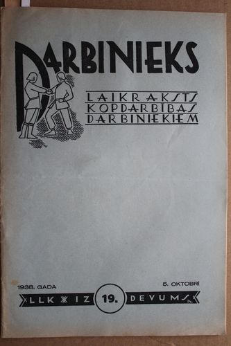 Darbinieks 1938g. Nr.19