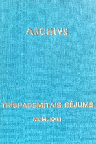 Archivs XIII