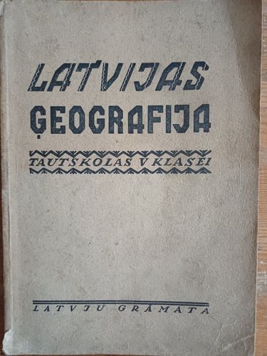 Latvijas ģeografija tautskolas V klasei