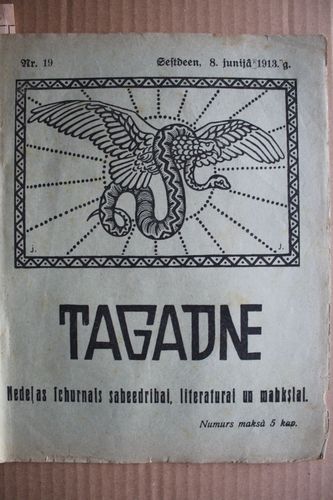 Tagadne. 1913 g. Nr.19